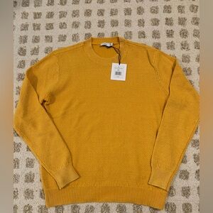 NWT Onia Pigment Dye Cotton Sweater in Apricot